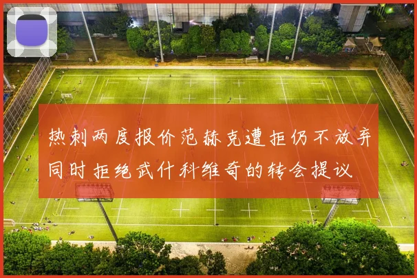 热刺两度报价范赫克遭拒仍不放弃同时拒绝武什科维奇的转会提议